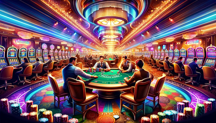 Slots 7777 کھلاڑیوں کے لیے لائیو کیسینو سیکشن